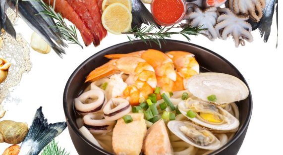 Рецепт супу Удон с морепродуктами